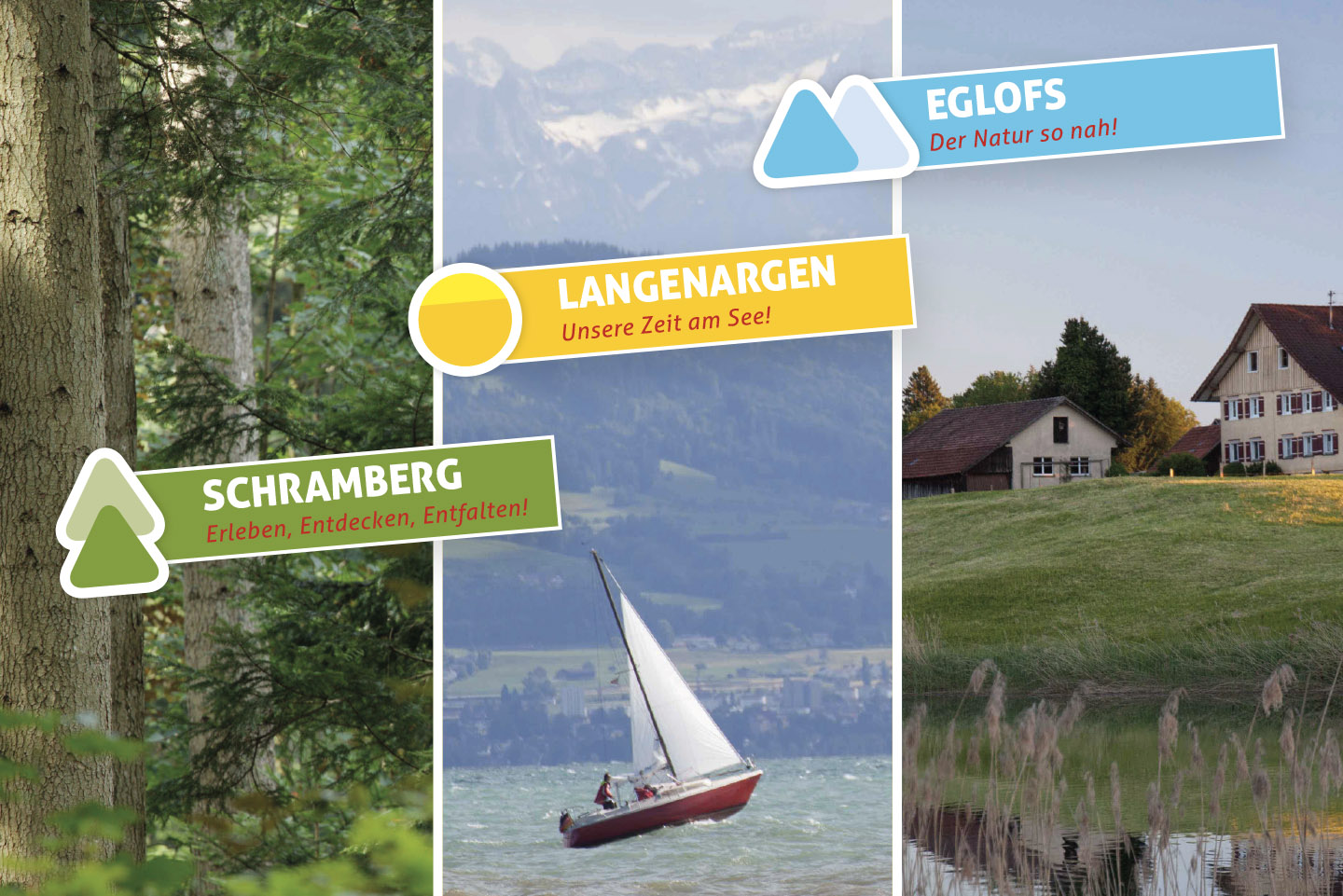 Bild mit den drei Standorten und den Standortlabels