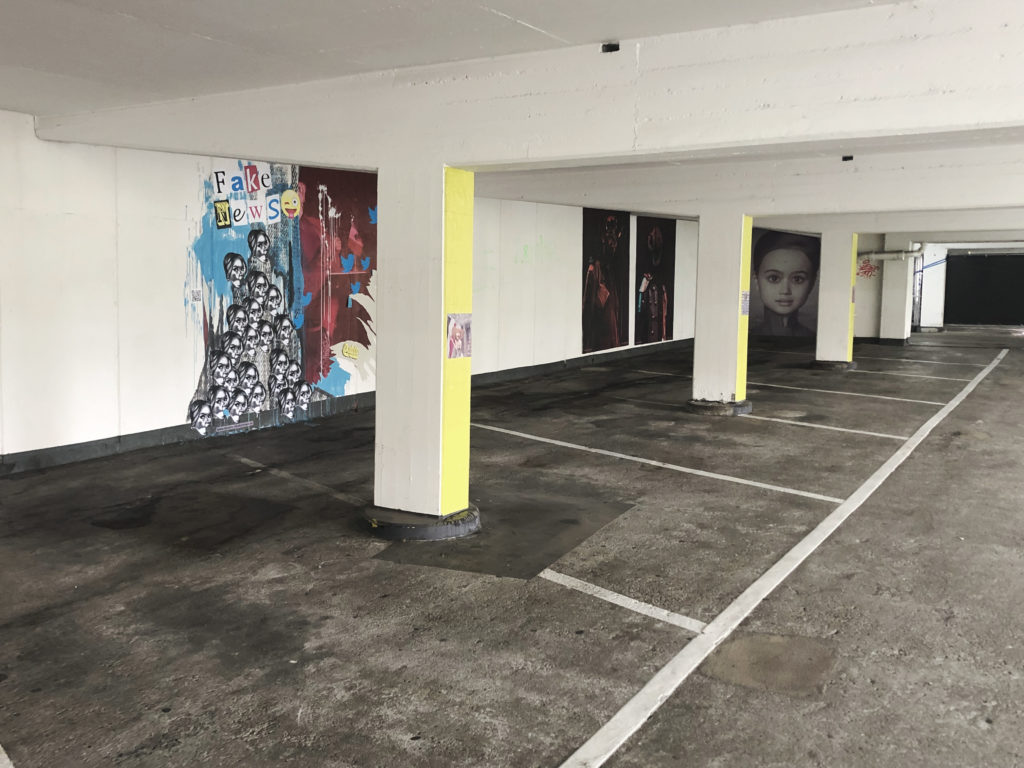 Bilder im Parkhaus