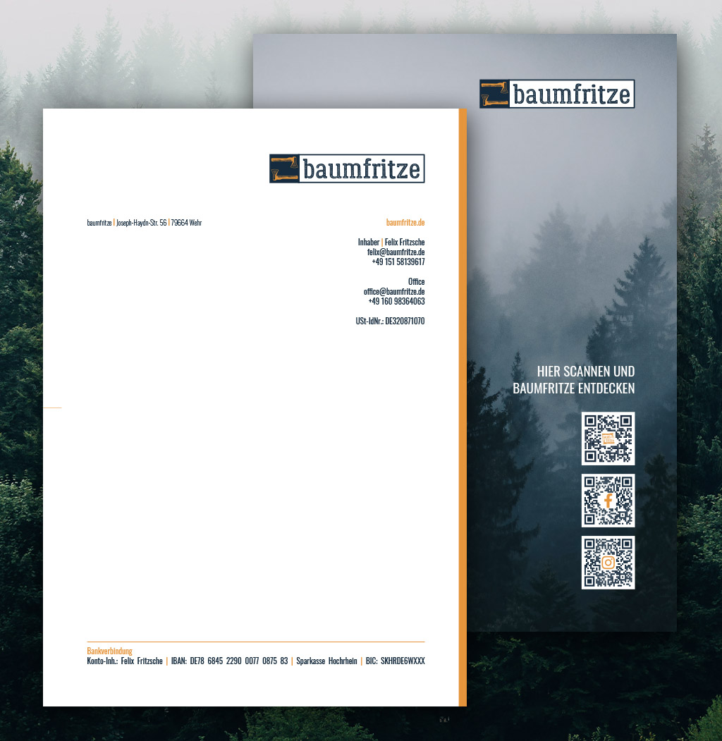 Baumfritze Briefpapier