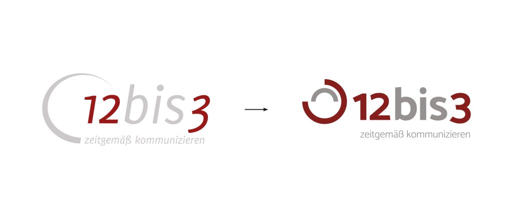 Relaunch Logo 12bis3 Veränderung