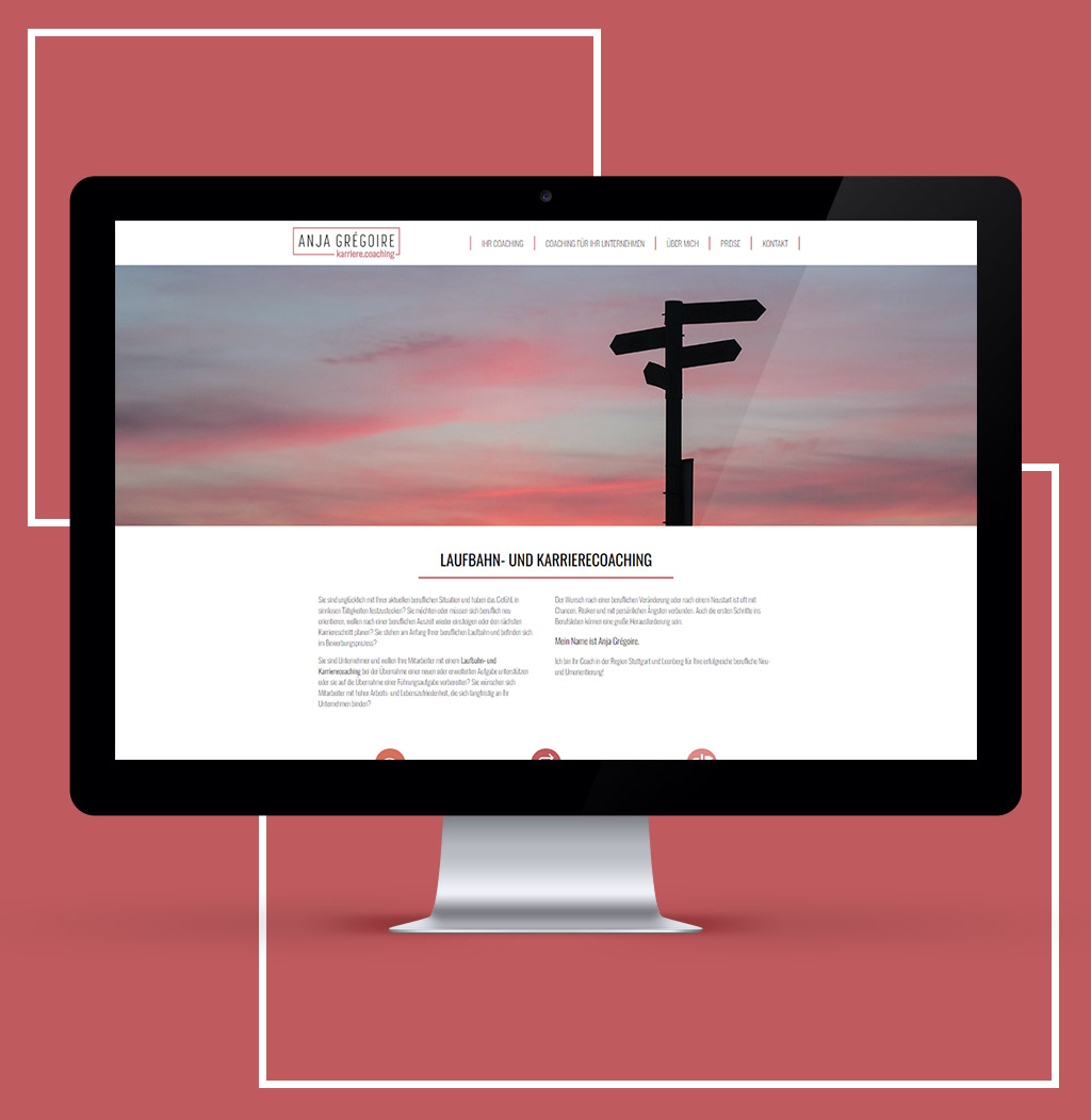 Anja Grégoire Sudhaus7 Website Mockup